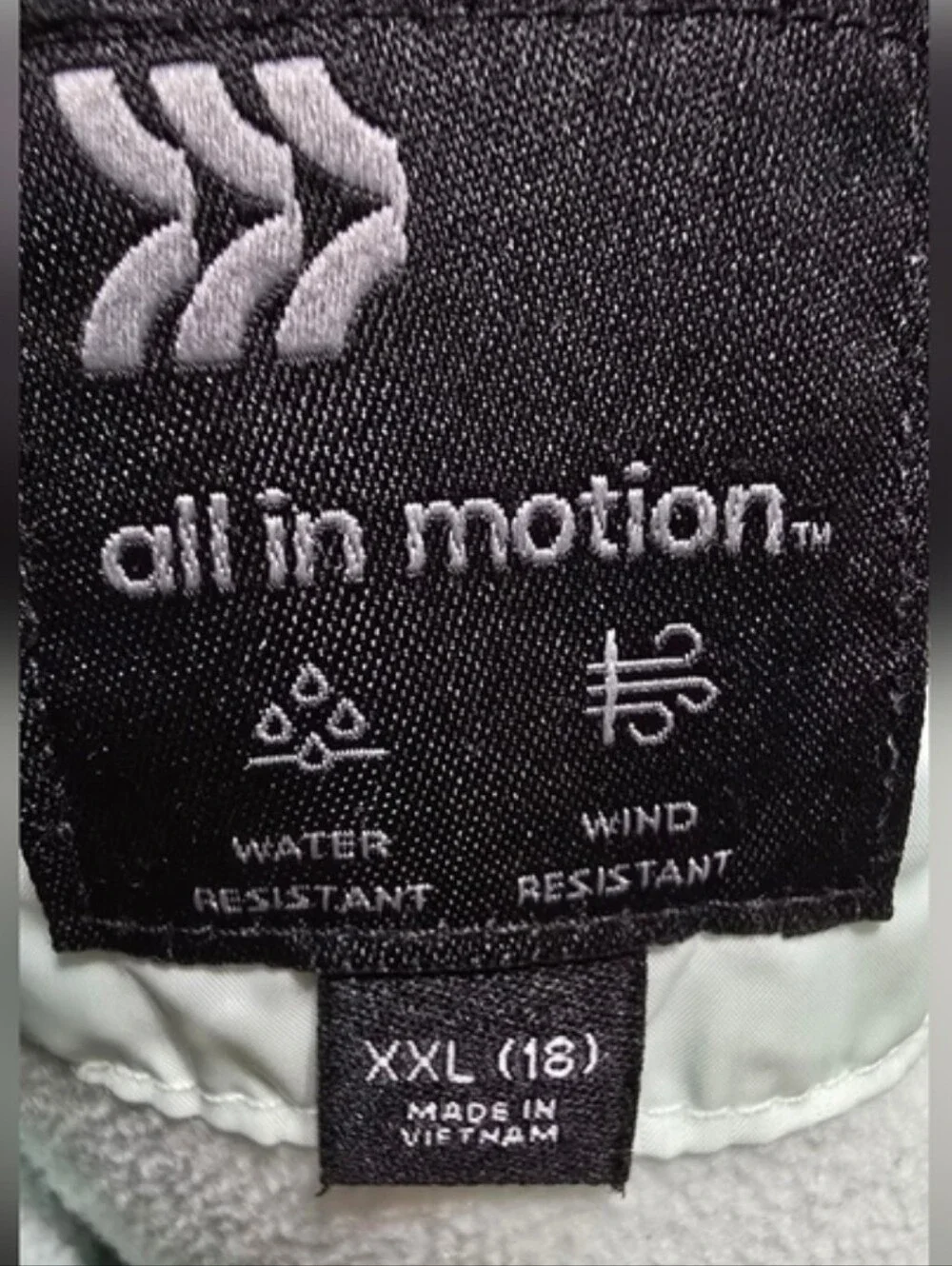 all in motion Mint, Lavender & Black Colorblock Puffer Jacket